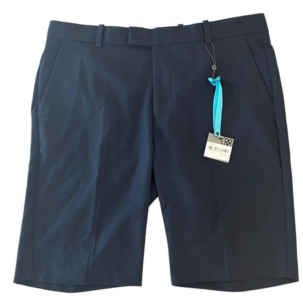 NWT G/Fore Performance Golf Shorts Mens 34 Navy Twilight 10" Stretch